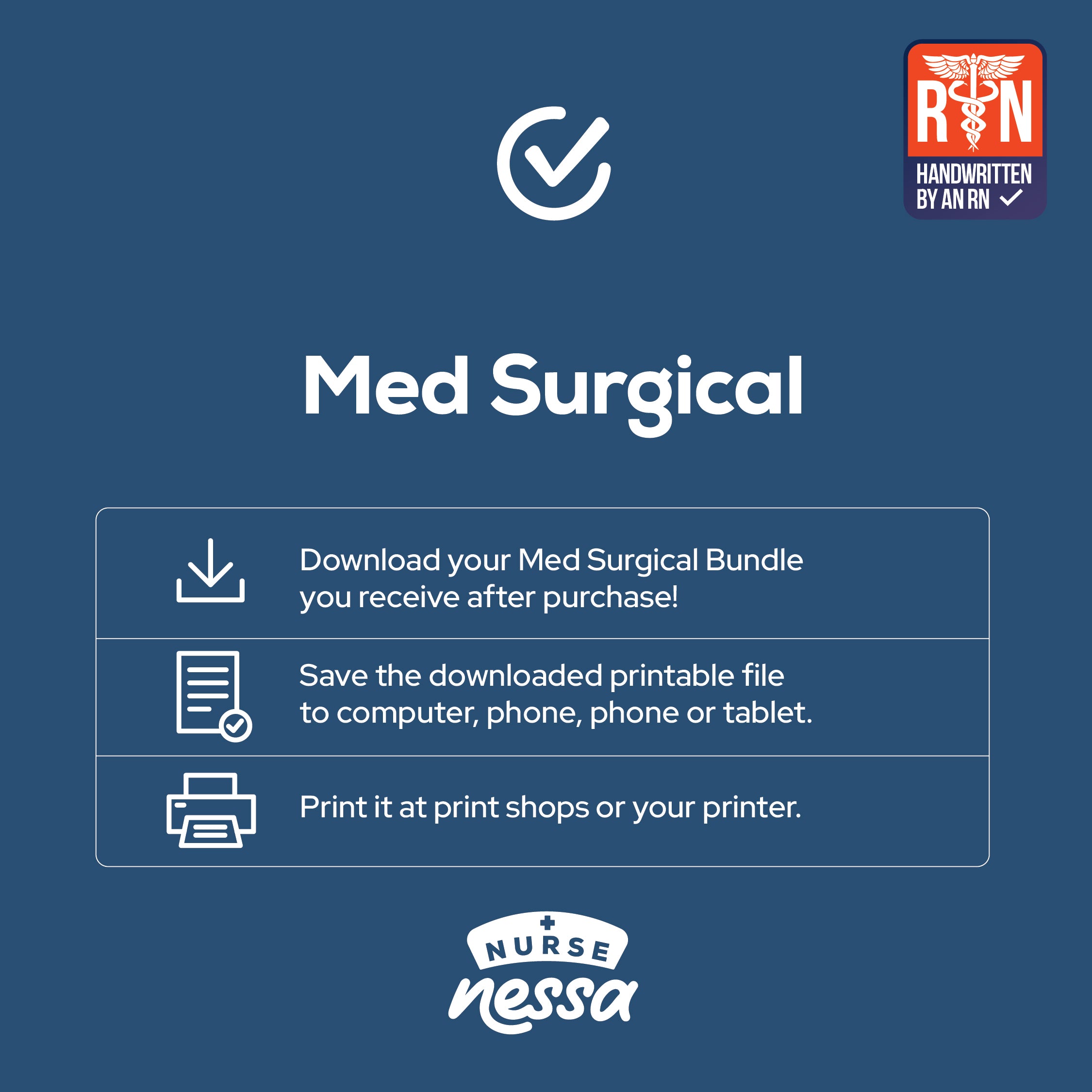 Med Surgical Digital Nursing Notes