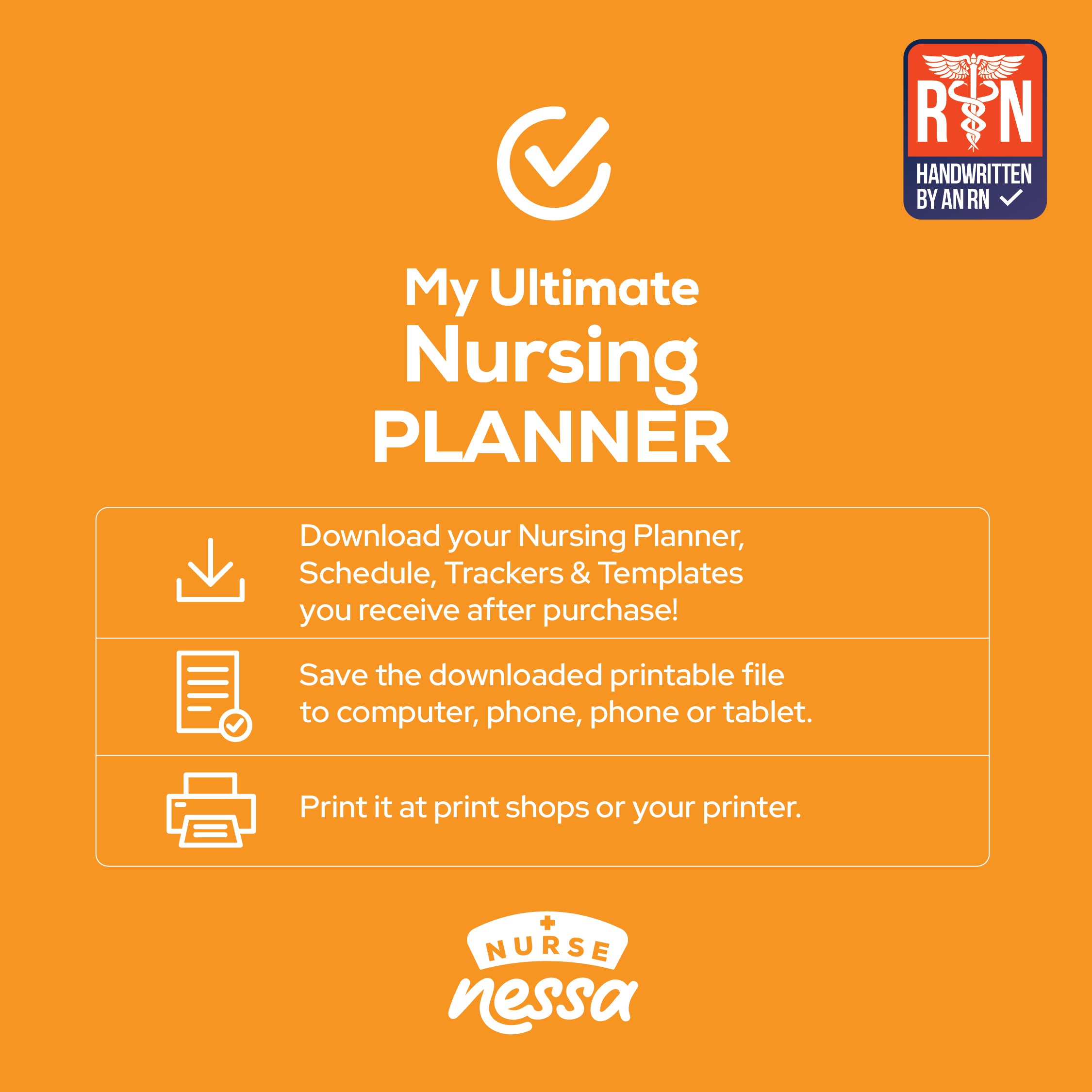 The Ultimate Nurse Nessa Planner